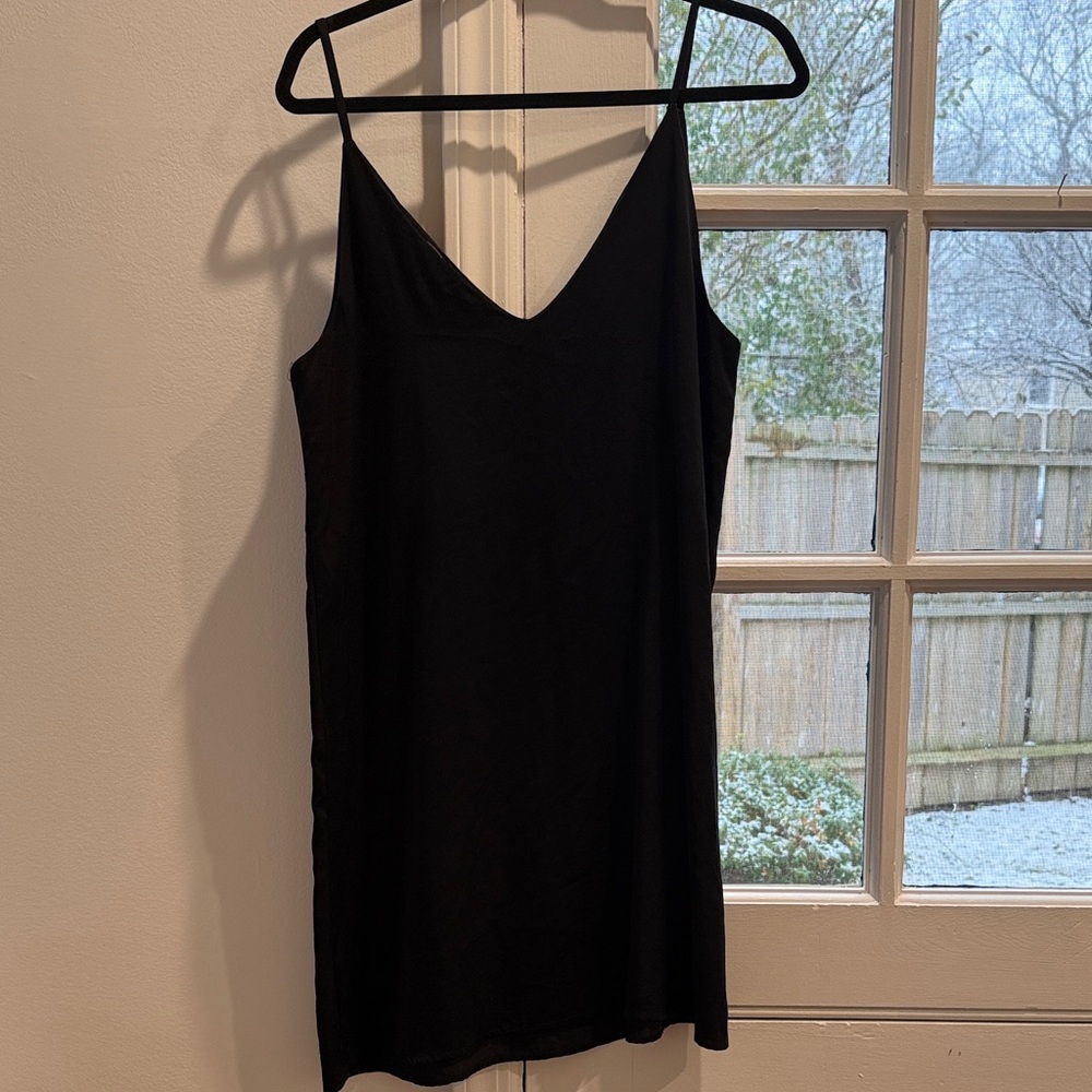 Aqua Black Mini Dress